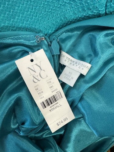 New With Tags! New York & Company Aqua Bandage Dress | Size XS - photo 5