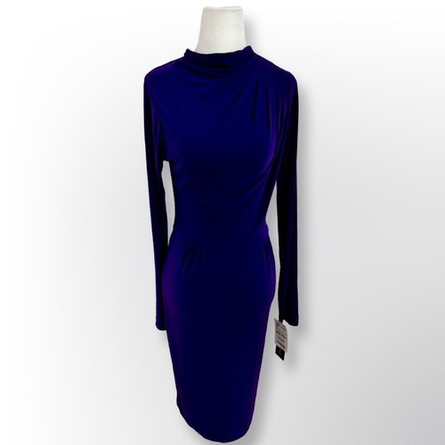 New With Tags! Rachel Zoe Purple Long Sleeve Sheath Dress | Size - photo 2