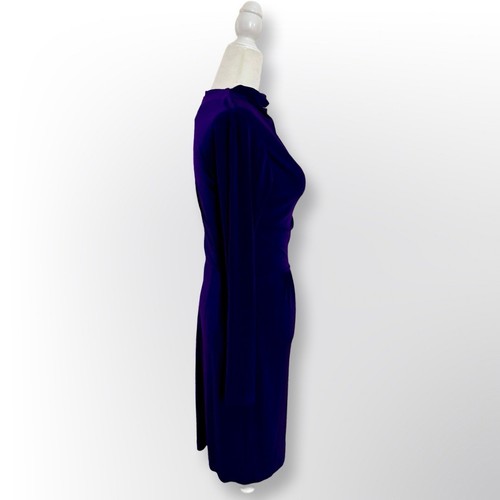 New With Tags! Rachel Zoe Purple Long Sleeve Sheath Dress | Size - photo 3
