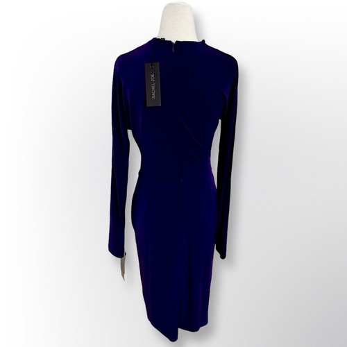 New With Tags! Rachel Zoe Purple Long Sleeve Sheath Dress | Size - photo 4