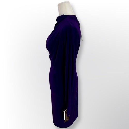 New With Tags! Rachel Zoe Purple Long Sleeve Sheath Dress | Size - photo 5
