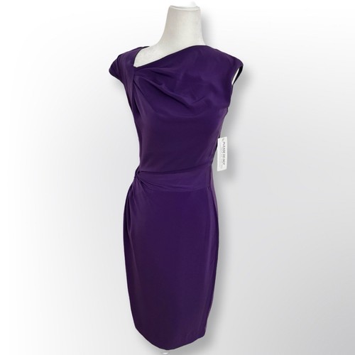 New With Tags! New York & Company Asymmetrical Purple Sheath Dre