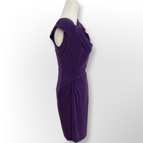 New With Tags! New York & Company Asymmetrical Purple Sheath Dre - photo 2