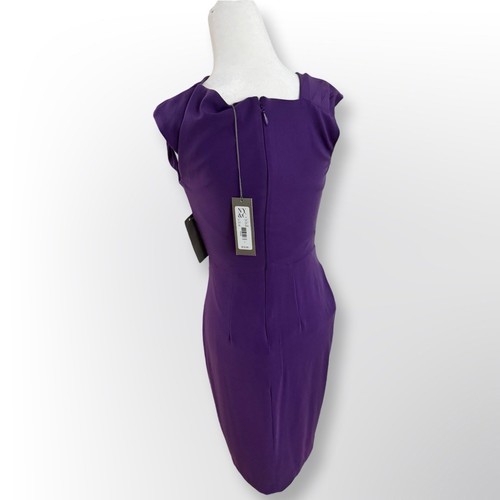 New With Tags! New York & Company Asymmetrical Purple Sheath Dre - photo 5