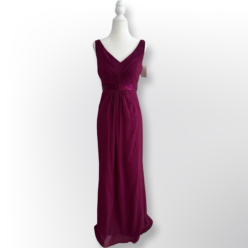 New With Tags! David’s Bridal Plum Evening Gown | Size 2