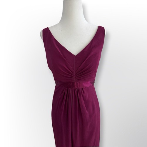 New With Tags! David’s Bridal Plum Evening Gown | Size 2 - photo 2
