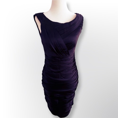 Marc New York Purple Fitted Cocktail Dress | Size 2