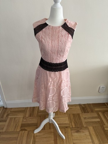 New York & Company Pink Lace Dress | Size 0 - photo 3