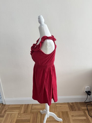 Express Red Ruffled Mini Dress | Size XS - photo 3