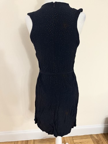 French Connection Navy Polkadot Halter Dress | Size 4 - photo 4
