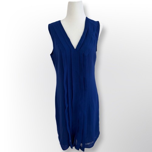 Max Studio Blue Sleeveless Dress | Size S