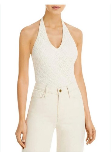 New With Tags! AQUA Lace Halter Bodysuit | Size M - photo 3