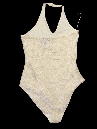 New With Tags! AQUA Lace Halter Bodysuit | Size M - photo 5