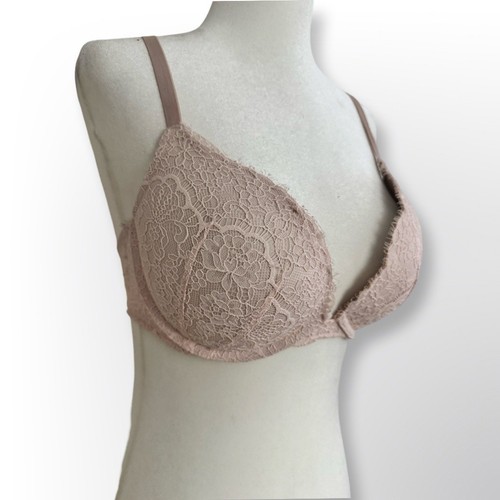 Victorias Secret Dream Angels Push Up Padded Lace Bra Pink 32DD - photo 2