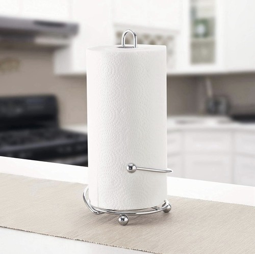 Home Basics Chrome Wire Paper Towel Holder – Used