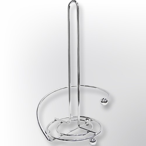 Home Basics Chrome Wire Paper Towel Holder – Used - photo 2