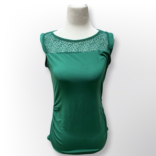 New York & Company Green Sleeveless Top | Size XS