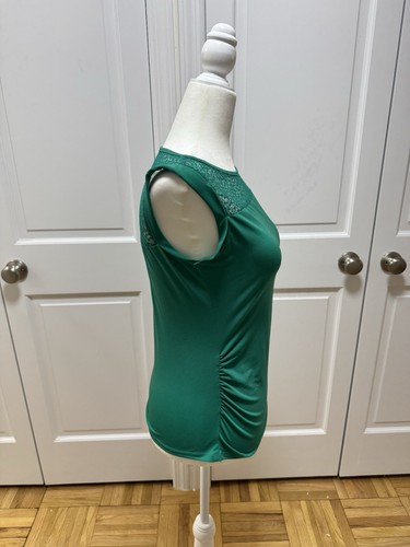 New York & Company Green Sleeveless Top | Size XS - photo 3