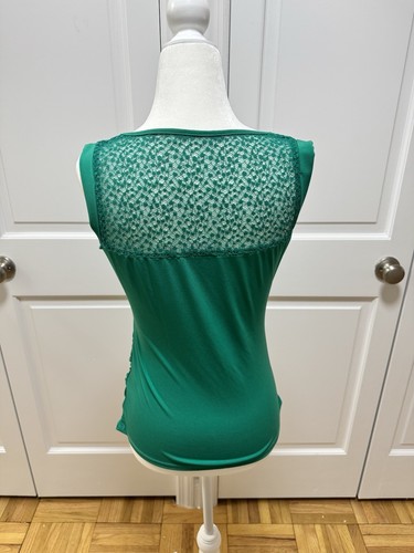 New York & Company Green Sleeveless Top | Size XS - photo 4