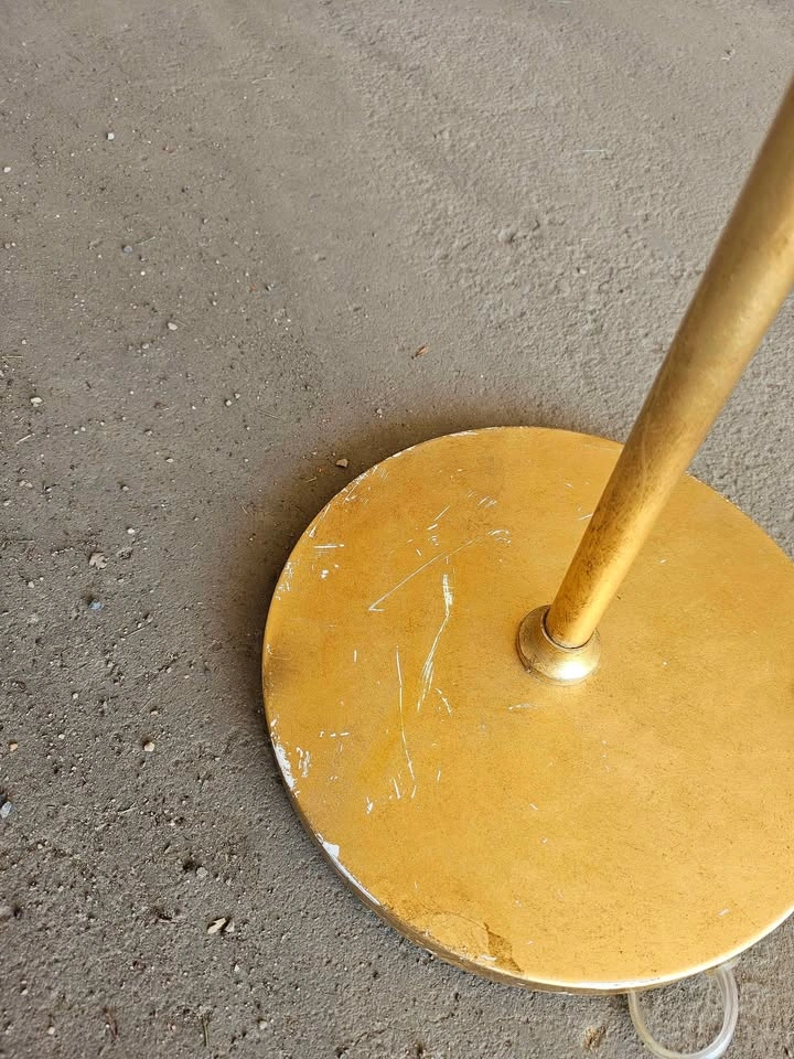Gold Floral Floor Lamp - photo 3