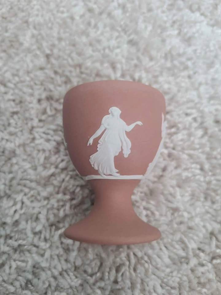 Wedgwood Terracotta Jasper Ware Dancing Hours Egg Cup - photo 2