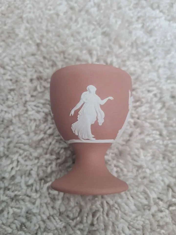 Wedgwood Terracotta Jasper Ware Dancing Hours Egg Cup - photo 2