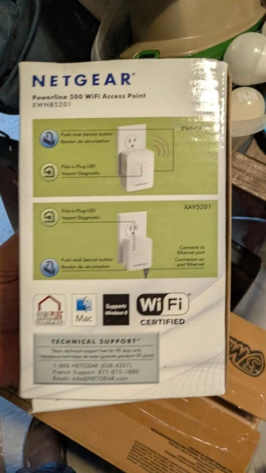 NETGEAR Powerline 500 WiFi Access Point XWNB5201 - photo 3