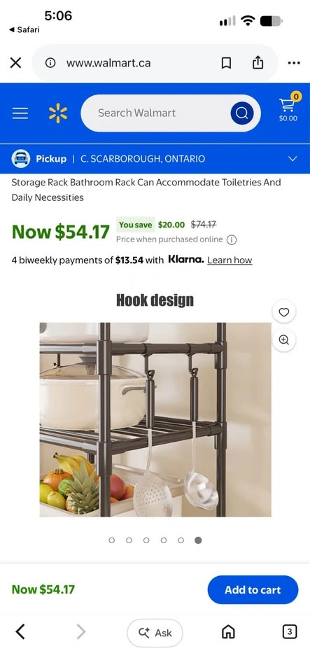 Brand New in Box Storage Rack on Wheels - photo 5