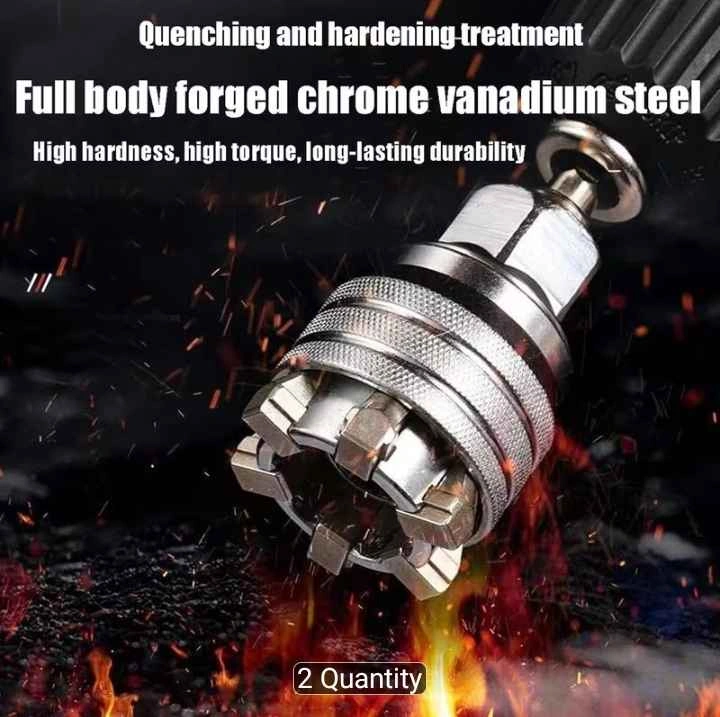 Universal Socket Wrench, Adjustable Multi-functional Tool - photo 3
