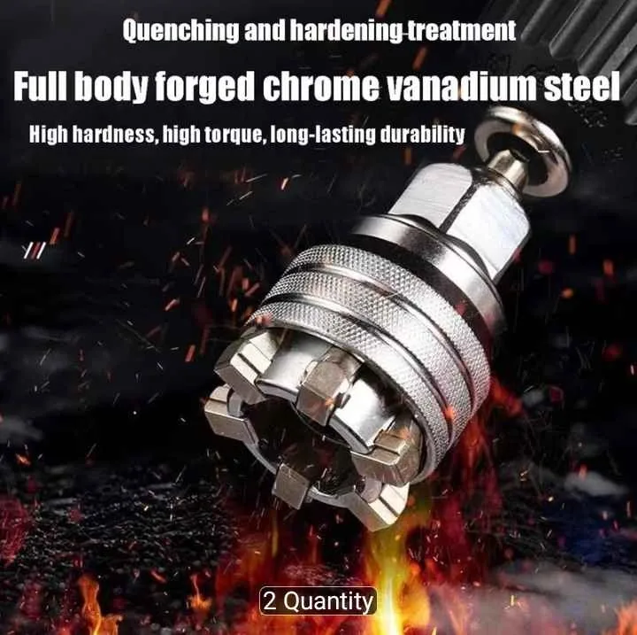 Universal Socket Wrench, Adjustable Multi-functional Tool - photo 3