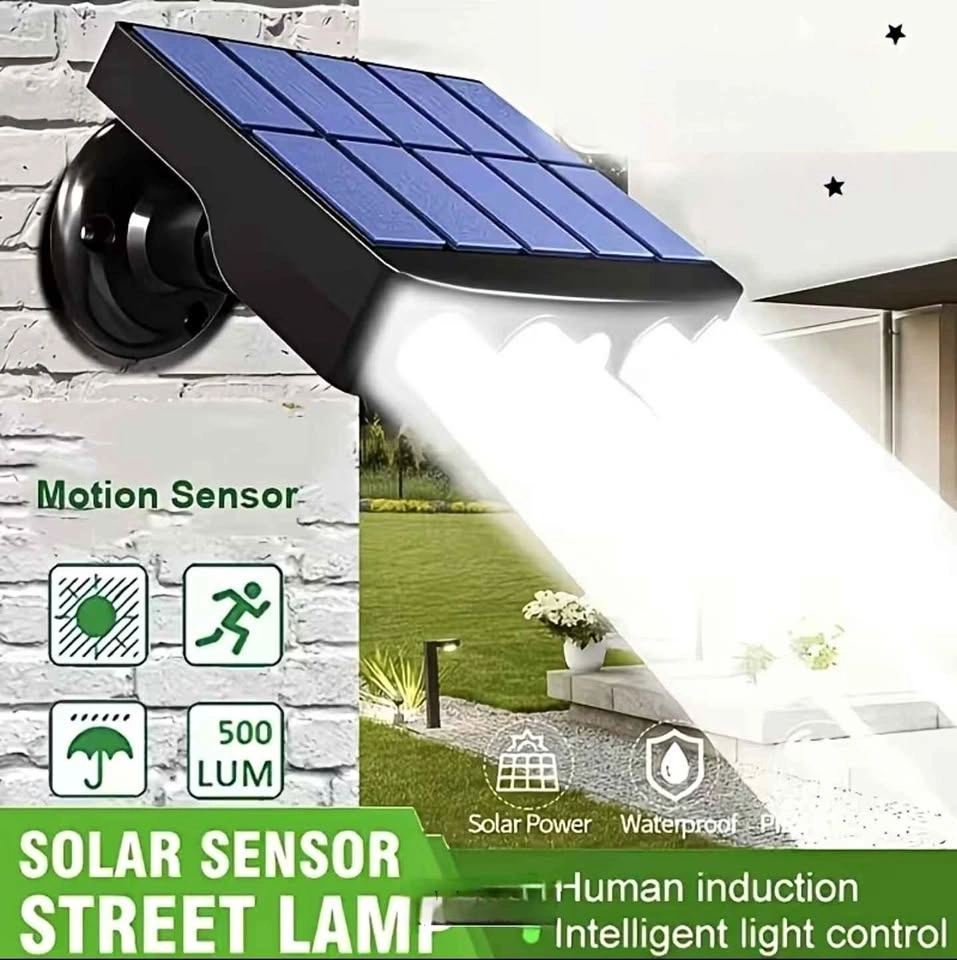 Solar Intelligent Motion Sensor 4LED Wall Light