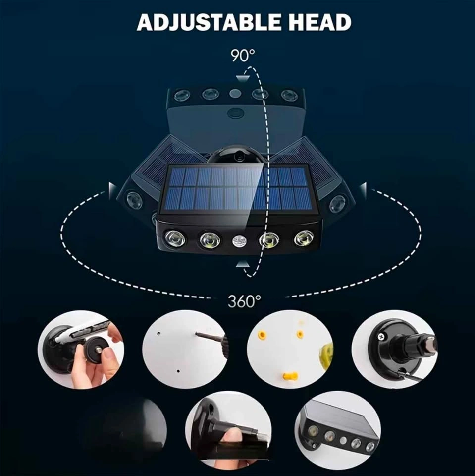 Solar Intelligent Motion Sensor 4LED Wall Light - photo 4