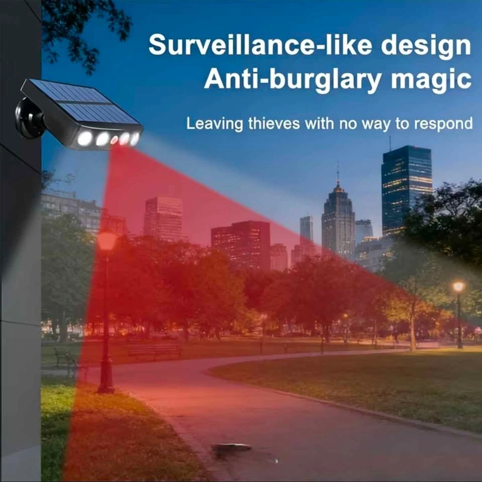 Solar Intelligent Motion Sensor 4LED Wall Light - photo 5