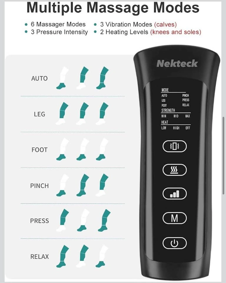Nekteck Leg Massager for Circulation and Pain Relief - photo 4