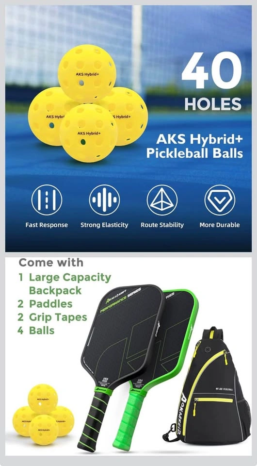 AKS Performance Series Pickleball Paddles Set - photo 4