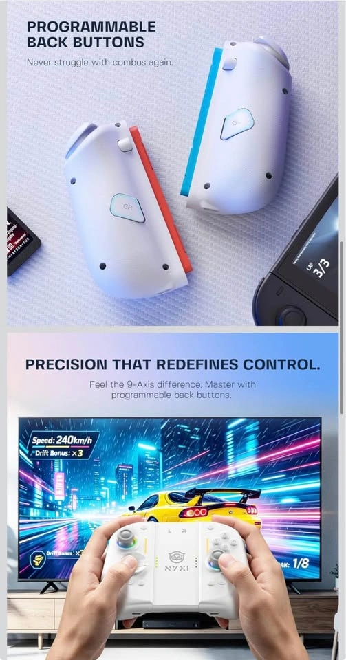 NYXI Hyperion 3 Wireless Controller for Nintendo Switch 2 - photo 3