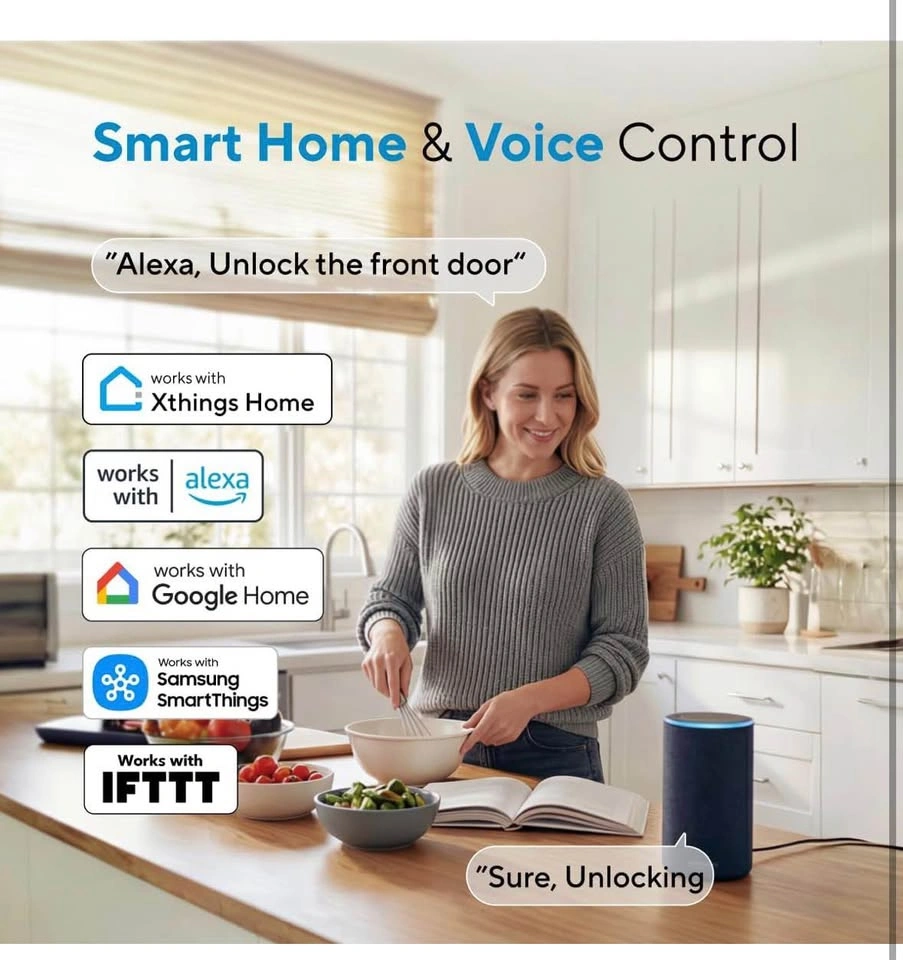 ULTRALOQ U-Bolt Pro Smart Lock 8-in-1 Keyless Entry - photo 4