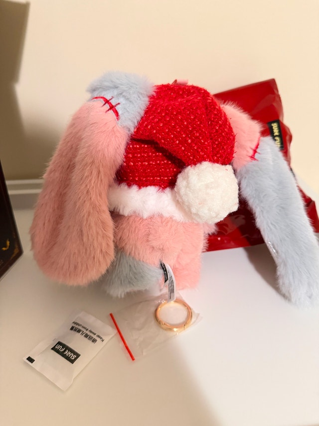 MayMei Christmas Bunny Plush – Winter Weirdness Series - photo 2