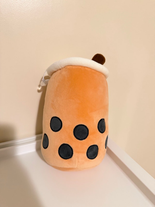Cute Plush Set of 3 – Pac-Man Ghost, Bubble Tea & Hand Warmer - photo 3