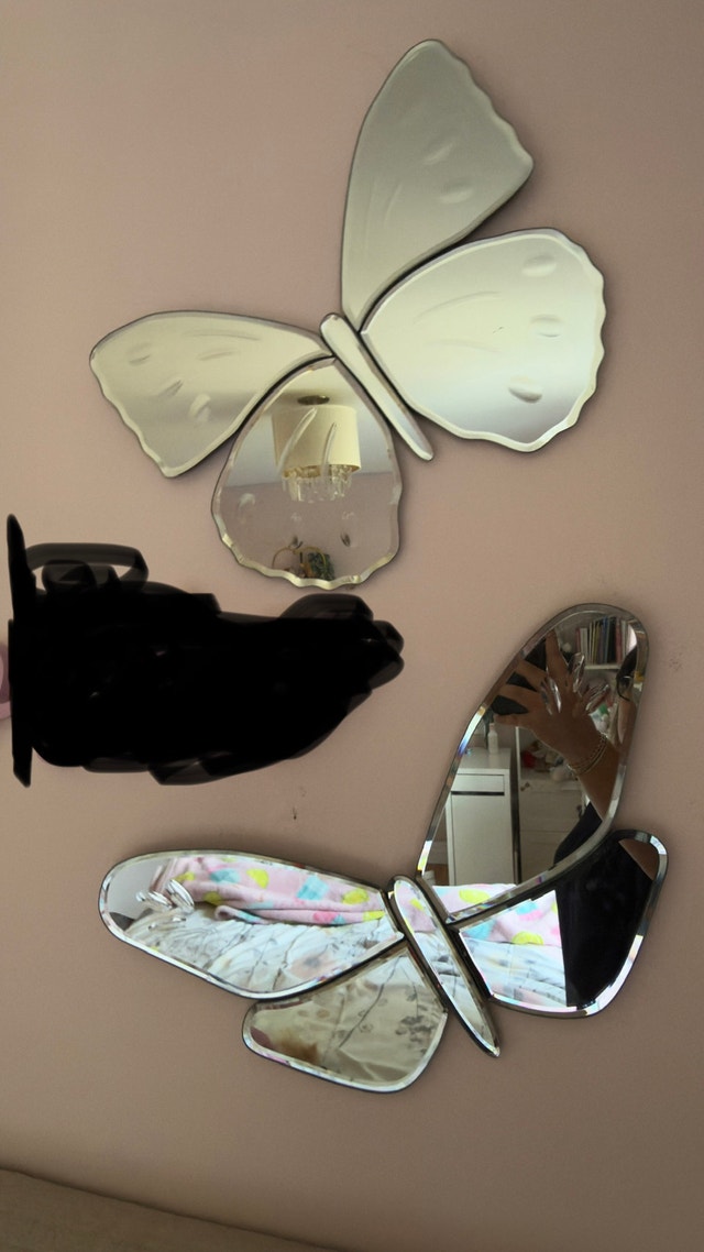 Pottery Barn Butterfly Mirrors - photo 4