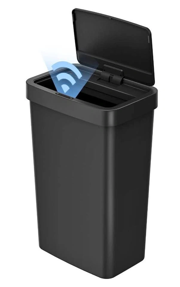 Automatic 13.2 Gallon Plastic Motion Sensor Trash Can