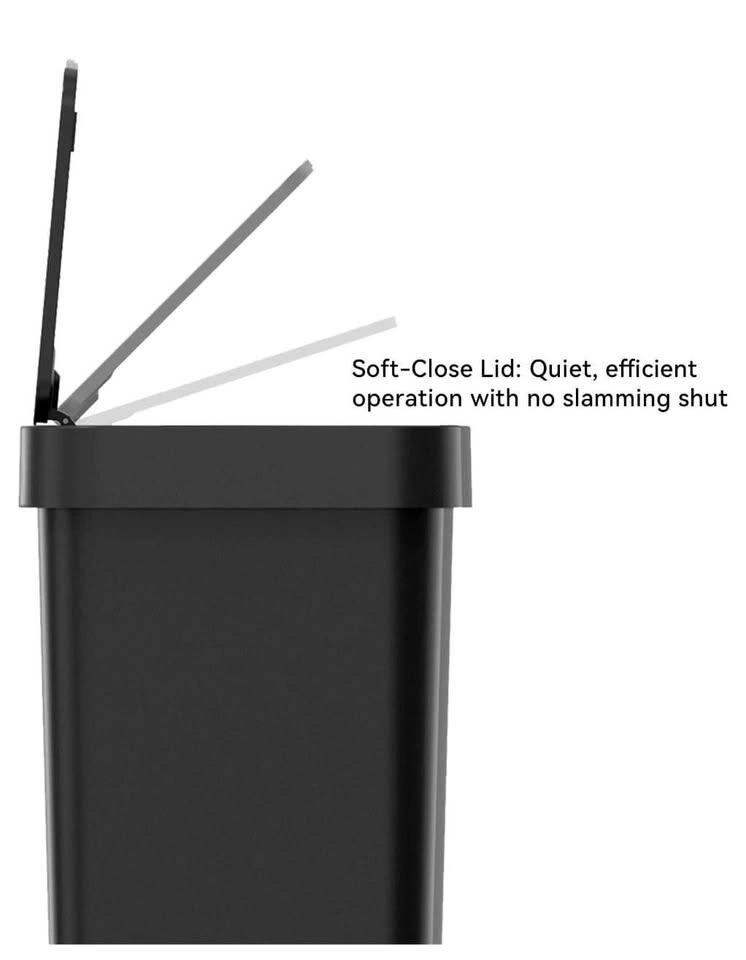 Automatic 13.2 Gallon Plastic Motion Sensor Trash Can - photo 4