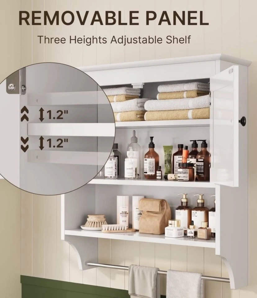 OBO for Medicine Cabinet Bathroom Organizer, Wall Mounted - photo 3