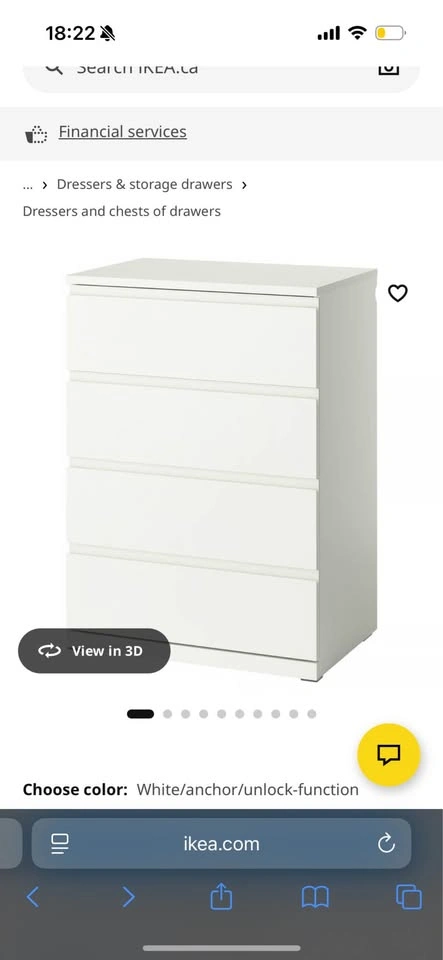 IKEA malm dressers - photo 2