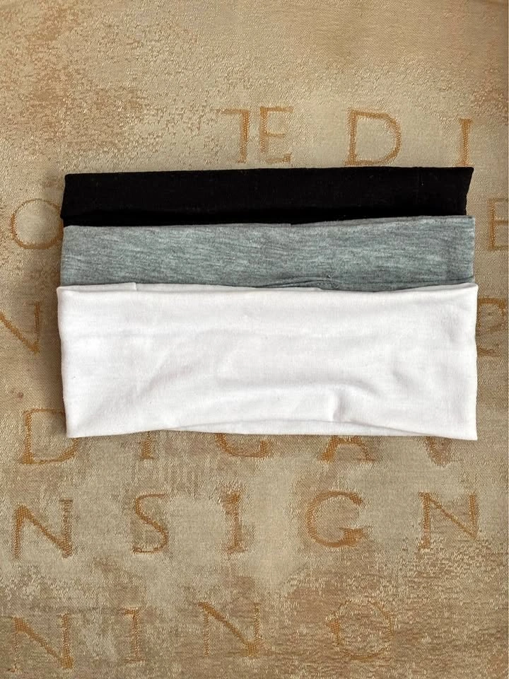 Set of 3 Fabric Headbands