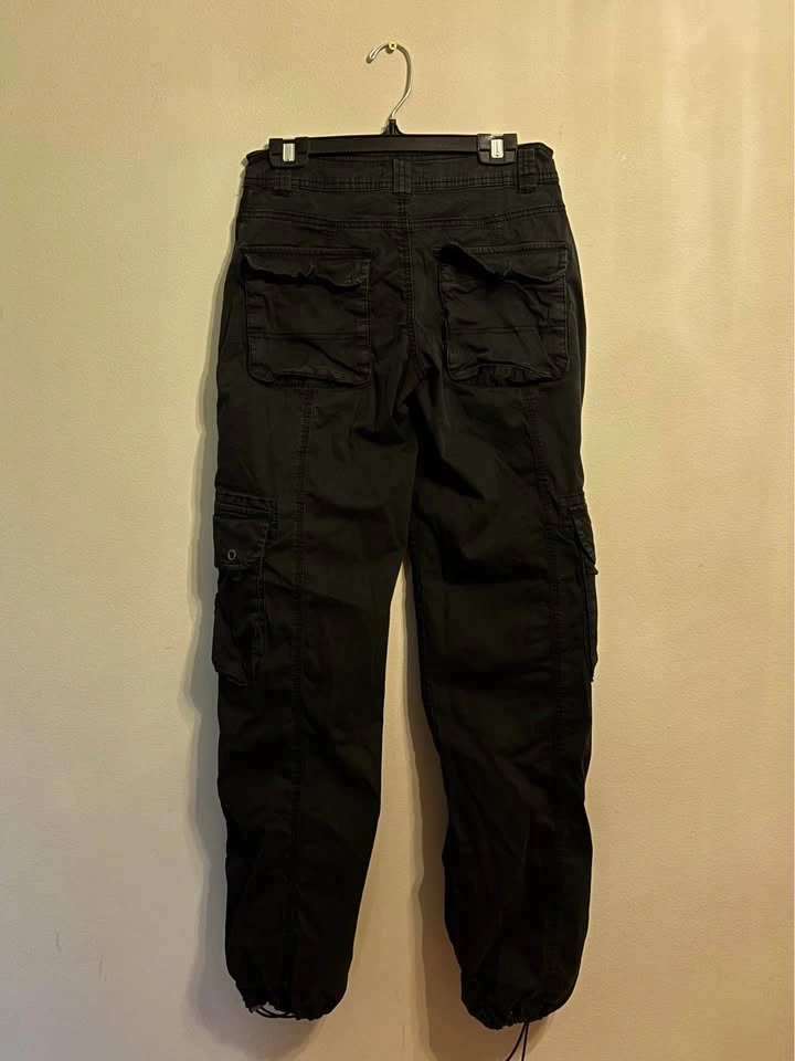 Garage Black Cargo Jogger Pants - photo 2
