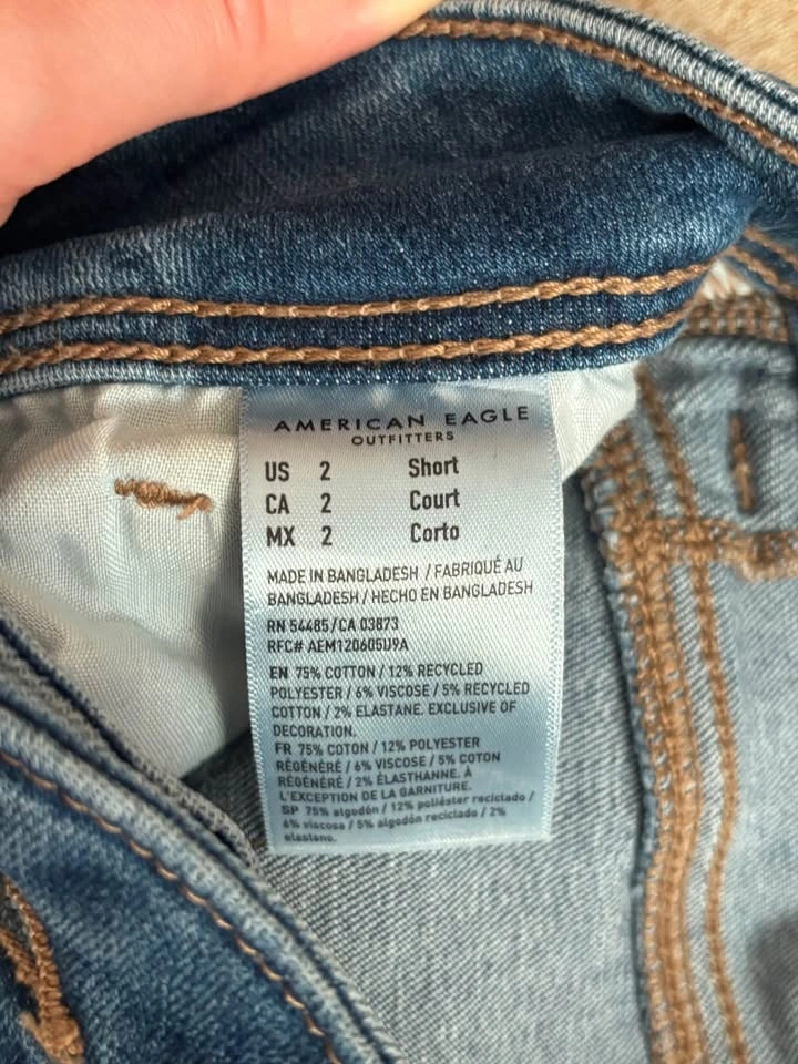 American Eagle Kick Thin Boot Jeans Size 2 Short - photo 4