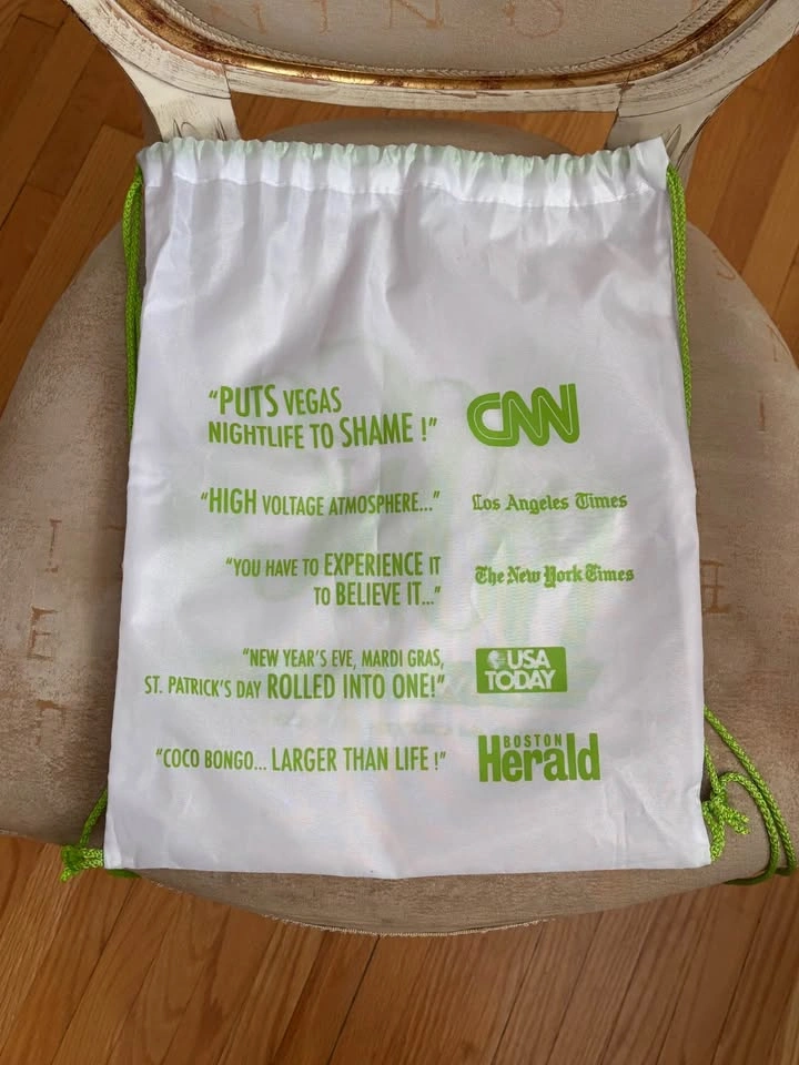 Coco Bongo Souvenir Cup, Lanyard, and Drawstring Bag - photo 3