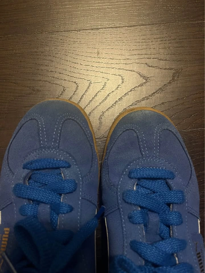 Puma Palermo Blue Suede Sneakers - photo 2