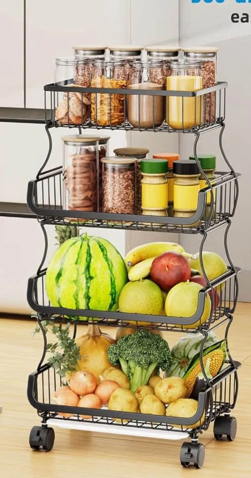 OBO for 4-Tier Rolling Storage Cart, New - photo 3